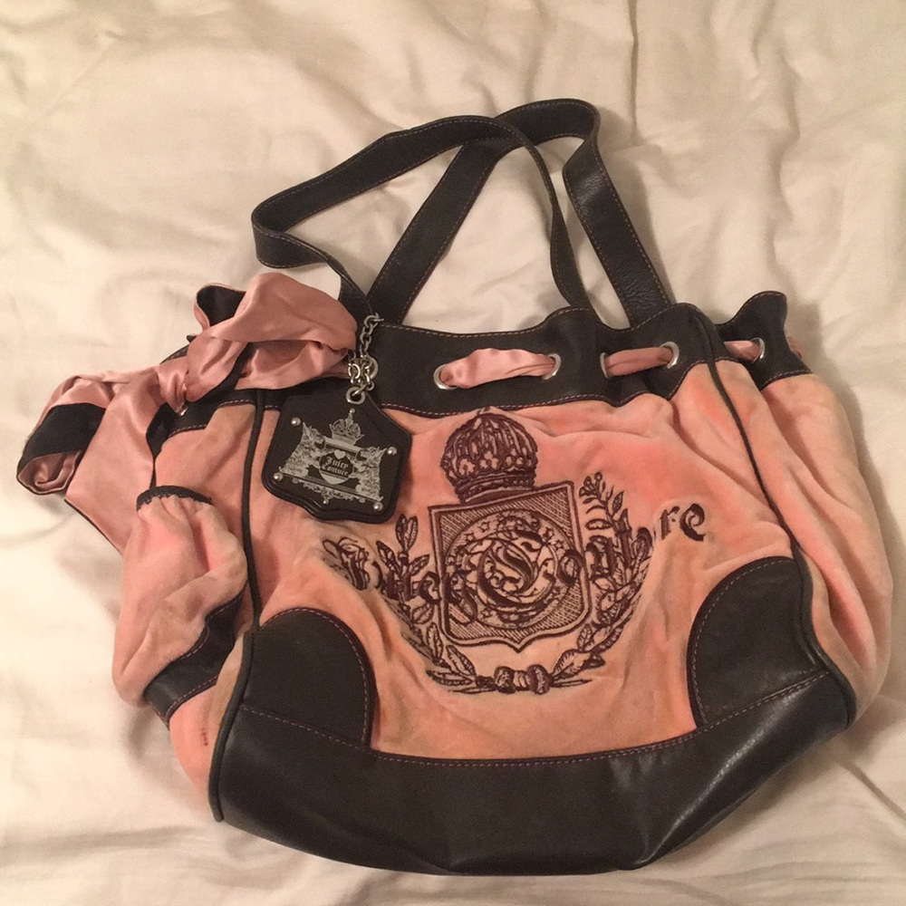 Juicy Couture Pink Suede tote